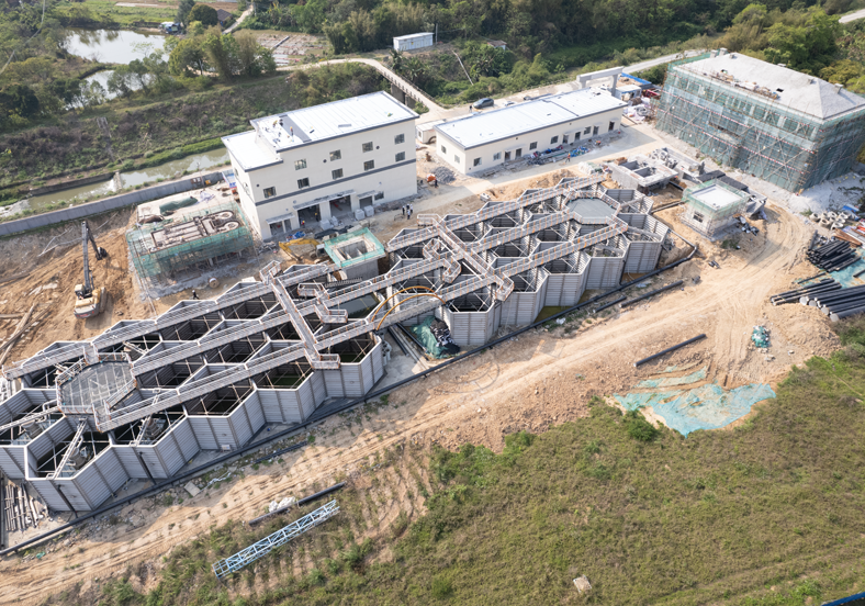 陽春示范：低碳低廢型柔性蜂巢裝配式污水處理廠